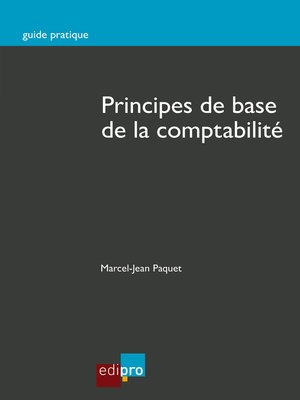 cover image of Principes de base de la comptabilité